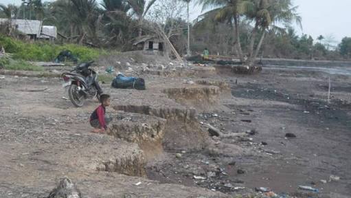 Angin Utara Terus Gerus Abrasi Wilayah Meranti