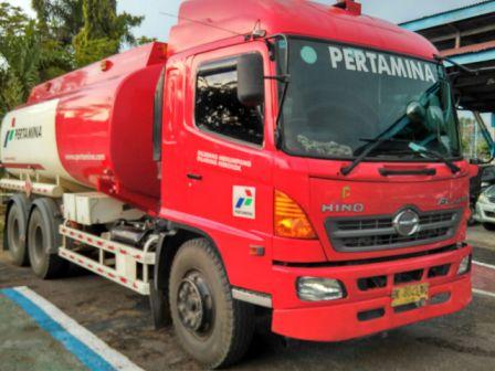 Sopir Melarikan Diri, Polres Inhu Amankan Truk Tangki Pertamina 