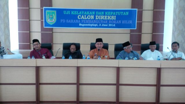 8 Calon Direksi BUMD Sarana Pembangunan Rohil Ikuti UKK