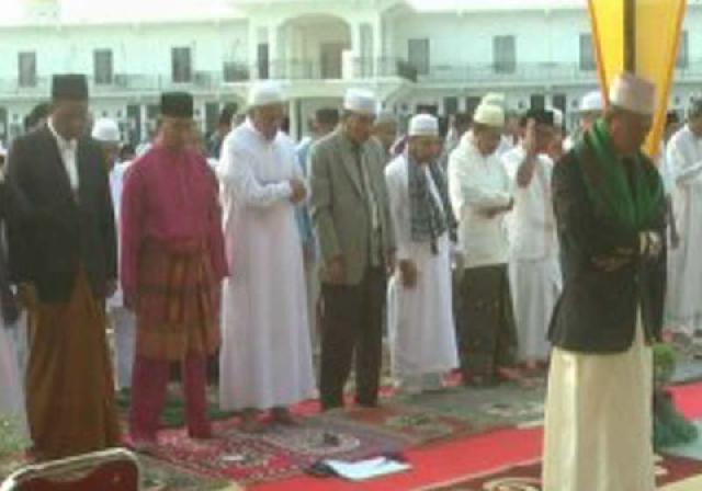 Bupati Salat Idul Adha di Lapangan Taman Budaya 