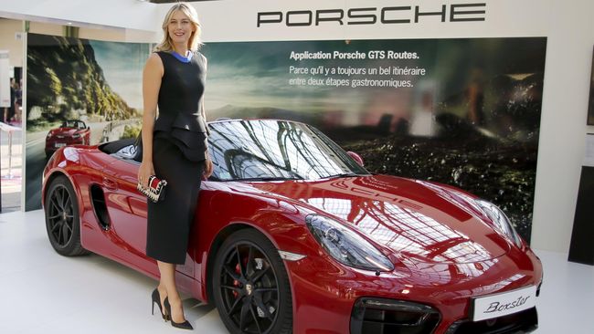 Porsche Hentikan Aktivitas Kerjasama dengan Sharapova 