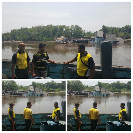 Bocor saat Bersandar di Pelabuhan, KLM Citra Samudra Tenggelam di Sungai Siak 
