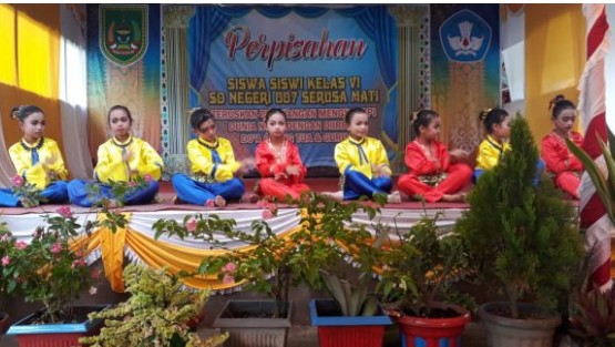 SD Negeri 007 Serusa Mati Adakan Acara Perpisahan