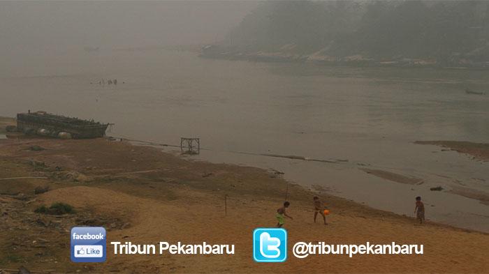 Asap Tipis Masih Selimuti Kampar, BLH Nyatakan Udara Belum Sehat