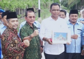 Masyarakat Tionghoa Rohil Sambut Baik Pembangunan Masjid Laksamana Muhammad Cheng Ho 