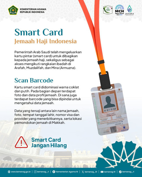 Jamaah.....Oh Jamaah,  Smart Card Jemaah Jangan Sampai Hilang Ya