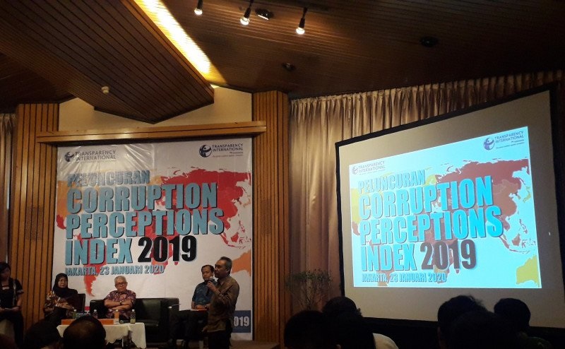 Indeks Persepsi Korupsi Indonesia 2019 Naik Jadi 40