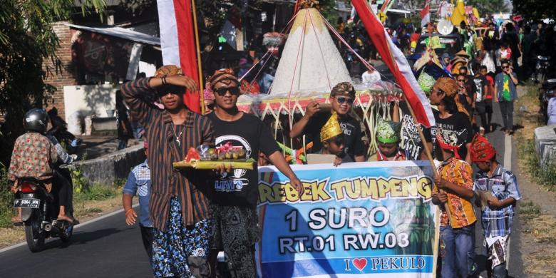 Grebeg Tumpeng Suro, Masyarakat Dusun Pekulo Rebutan Palawija 