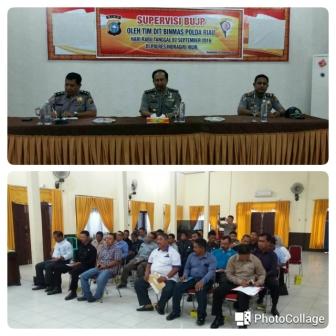 Polres Inhil Taja Supervisi Badan Usaha Jasa Pengamanan