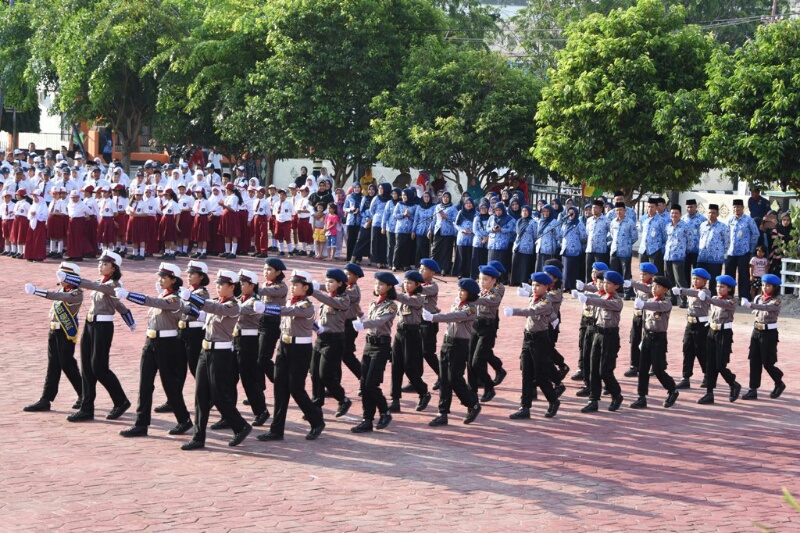 Polisi Cilik Polres Bengkalis Sebagai Pelopor Keselamatan Berlalu Lintas 