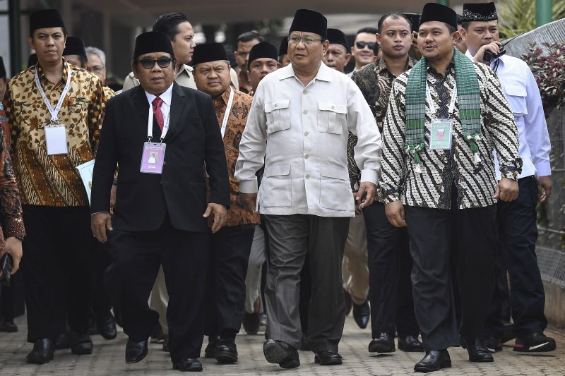 Prabowo Minta Masukan Ketua Parpol Tentukan Arah Politik Gerindra