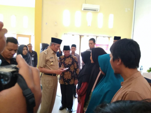 179 Mustahiq Terima Zakat Sebesar Rp311 Juta dari Baznas Pekanbaru