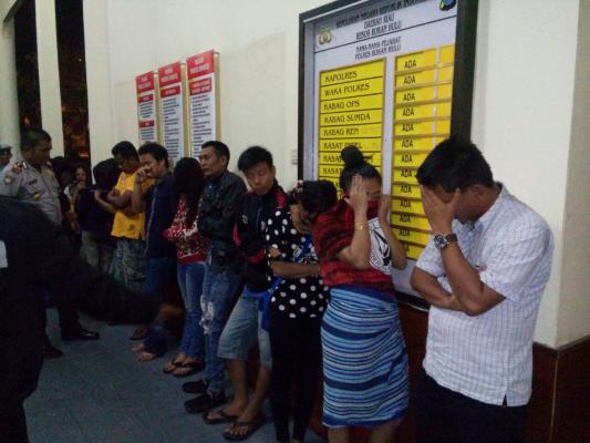 8 Pasangan Bukan Suami Istri Terjaring Razia Gabungan di Rohul