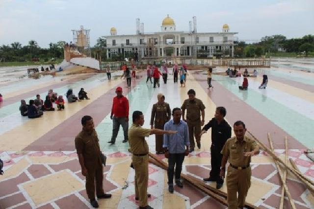 Pemkab Rohil Gesa Pekerjaan Astaka Stais