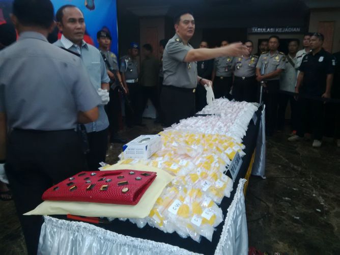 Polisi Amankan 36 Kilogram Sabu dari Jaringan WN Nigeria 