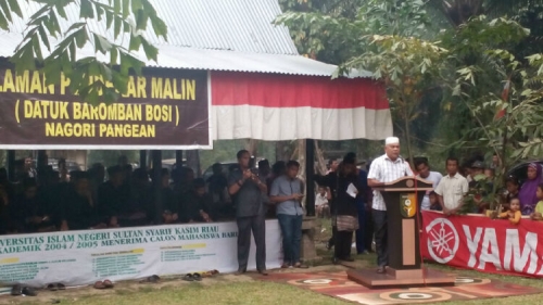 Masyarakat Pangean Bersatu Dukung Pemerintah dalam Membangun Kuansing 