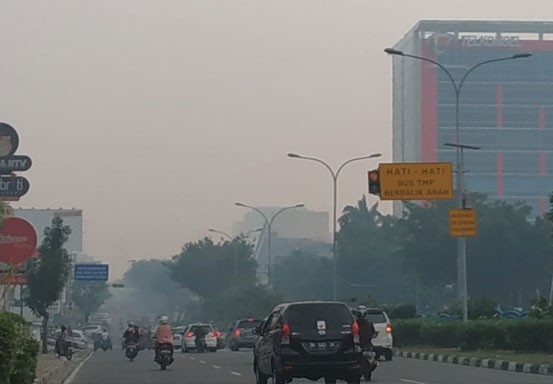 Kabut Asap di Riau Makin Parah 