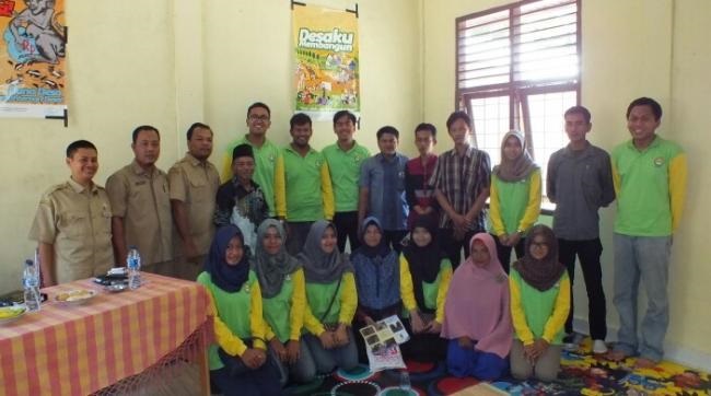 Mahasiswa Kukerta UR Taja Sosialisasi Peningkatan Produktivitas Karet di Desa Lubuk Agung 