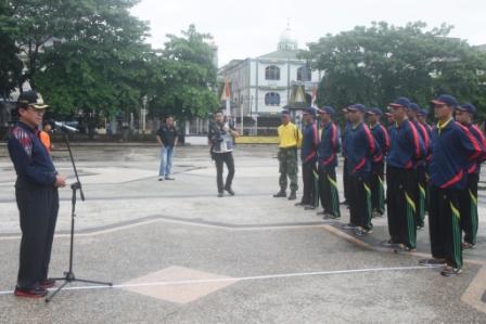 Tinjau Pelatihan Paskibra, Bupati Harapkan Dapat Jalankan Tugas dengan Baik