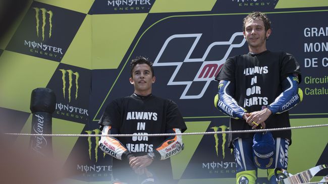 Marquez: Jabat Tangan Rossi Penting untuk MotoGP