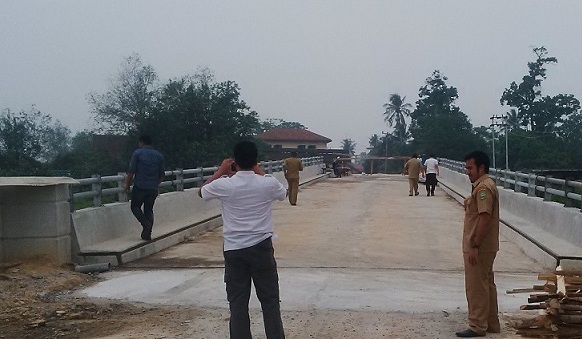 Proyek Jembatan Kelakap Siak Diperiksa Polda Riau 