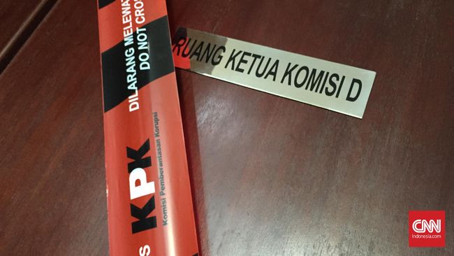 Ruang Kerja Sanusi di DPRD DKI Disegel KPK