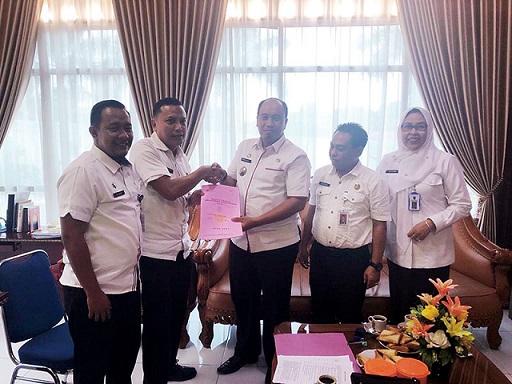 SKRKT Pemkab Diserahkan ke Pemprov Riau