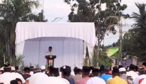 Untuk Pertama Kali, Gubernur Riau Salat Idul Adha di Kepulauan Meranti