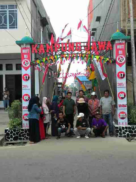 Kampung Jawa Raih Juara II Lomba Gapura se-Inhil