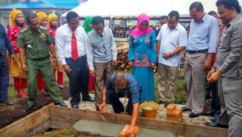 Edy Kusdarwanto Hadiri Peletakan Batu Pertama Pembangunan Kampus STKIP Meranti