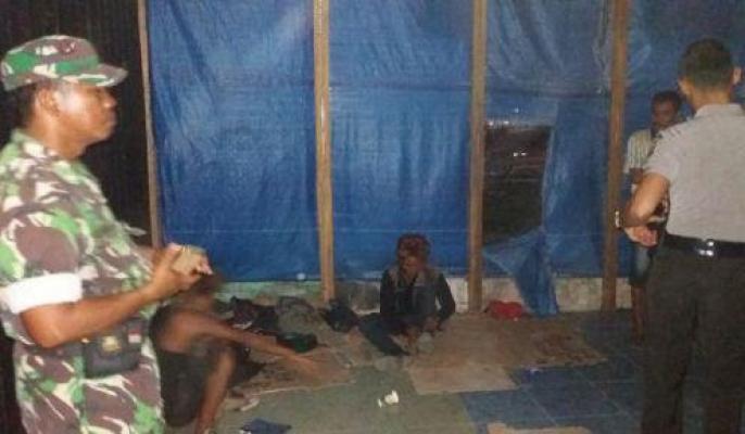 Anak Punk di Pasar Belilas Riau Ditertibkan oleh Aparat Setempat