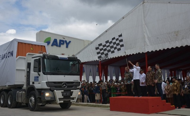 10.190 Ton Diekspor ke Turki Serat Rayon Riau Tembus Pasar Dunia