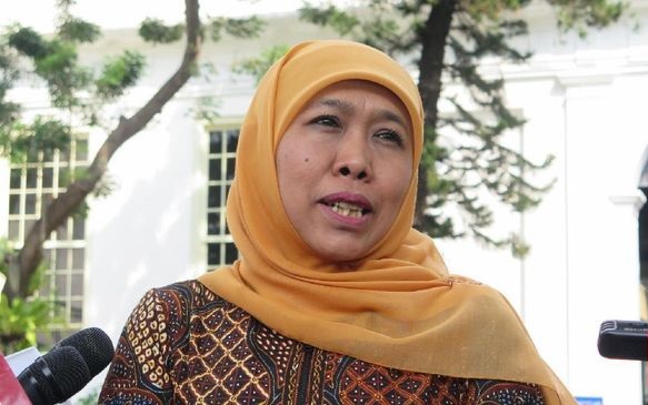 Khofifah Bungkam Ditanya soal Sidang Suap Kemenag
