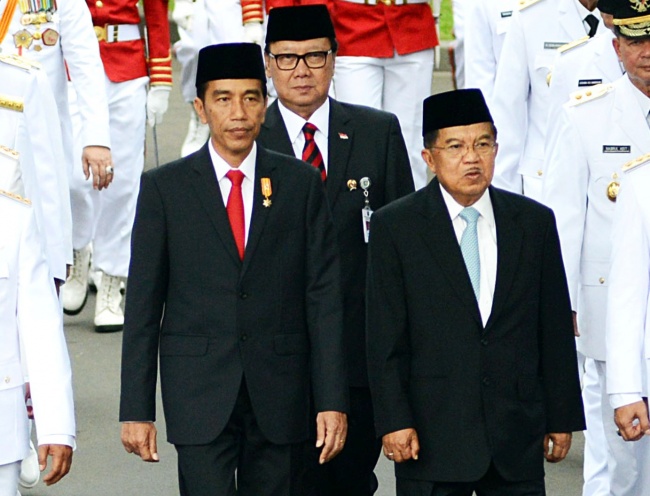 Jokowi Lantik Gubernur-Wagub Hasil Pilkada 2017