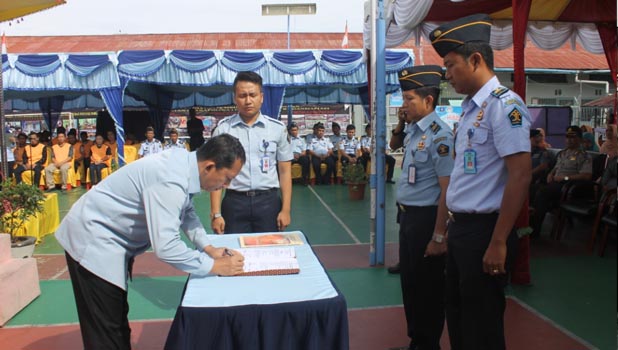Kacab Rutan Bagansiapiapi Lakukan Sertijab 