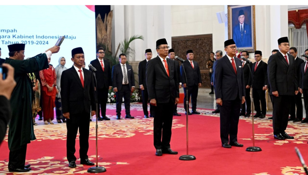 Sisa Masa Jabatan, Presiden Jokowi Lantik Menteri Hukum dan HAM hingga Wakil Menteri Komunikasi dan Informatika