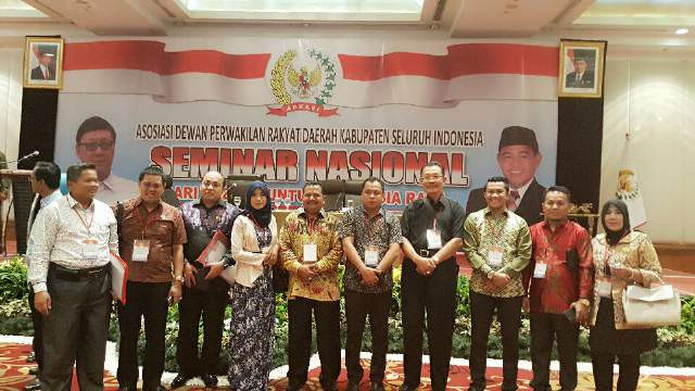 DPRD Pelalawan Ikuti Rakernas ADKASI di Jakarta 