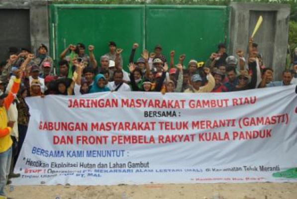 Kerap Terjadi Konflik, Masyarakat Desa Kuala Panduk Pelalawan Tuntut PT MAL Berhenti Operasi