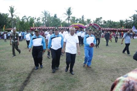 Gubri Halal Bihalal Sekaligus Buka U-13 Semarak Muda Cup I di Tandun Rohul 