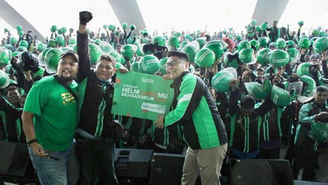 Grab Kuasai Pasar Ojol Indonesia, Grabfood Kalah dari Gofood 