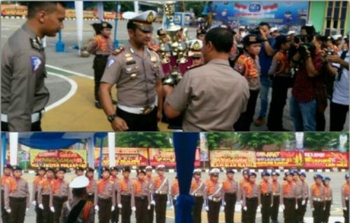 Pocil Bengkalis Tampilkan Atraksi Sebelum Bawa Pulang Piala Juara 1 Kapolda Riau 
