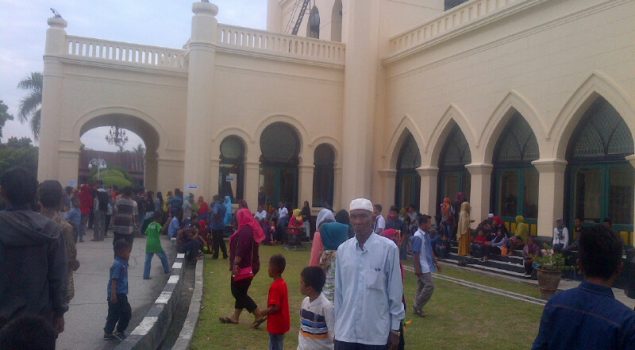 Hari ke -3 Idul Fitri, Istana Siak Diserbu Ribuan Pengunjung