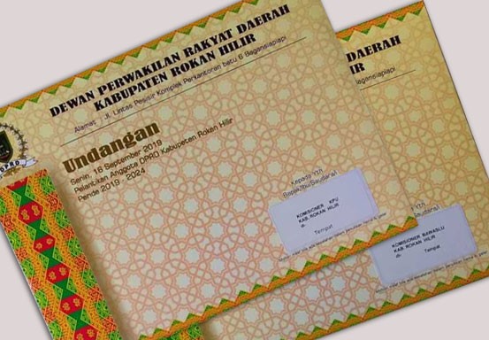 Anggota KPU dan Bawaslu Diundang ke Pelantikan DPRD Rohil Tapi Tak Disediakan Kursi