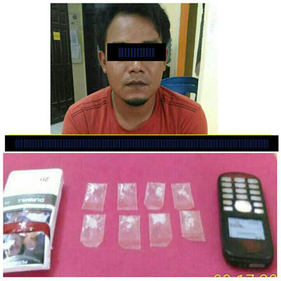 Bawa 8 Paket Sabu di Bagasi Mio, Pria di Rohul Ditangkap Polisi