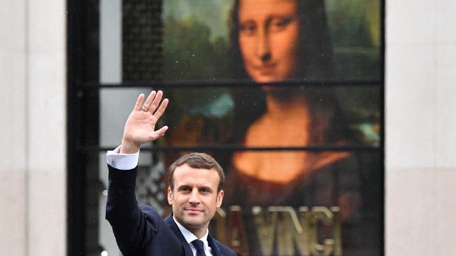 Macron Cekcok Dengan Petugas Keamanan Israel di Yerusalem 