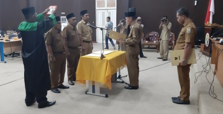 Wabup Pelalawan Lantik Tiga Pejabat Esalon III