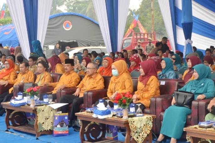 Ketua TP PKK Hadiri Pencanangan Kesehatan Gerak PKK KB Kesehatan Tingkat Provinsi Riau 
