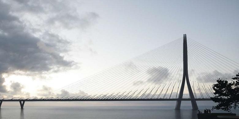 Jembatan Kabel Terpanjang di Dunia Dibangun 2016 