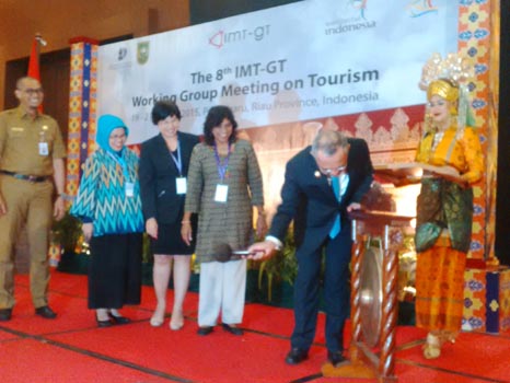 Promosi Wisata, Plt Gubri Ajak Delegasi IMT-GT Saksikan Pacu Jalur