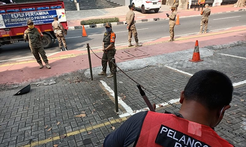 Pekanbaru sosialisasikan sanksi wajib gunakan masker di perkantoran